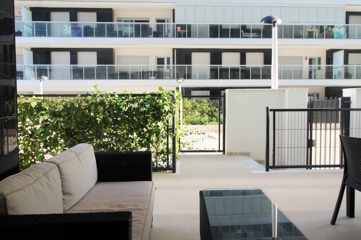 Terraza de Piso en venta en Oropesa del Mar / Orpesa con Aire acondicionado, Jardín privado y Terraza