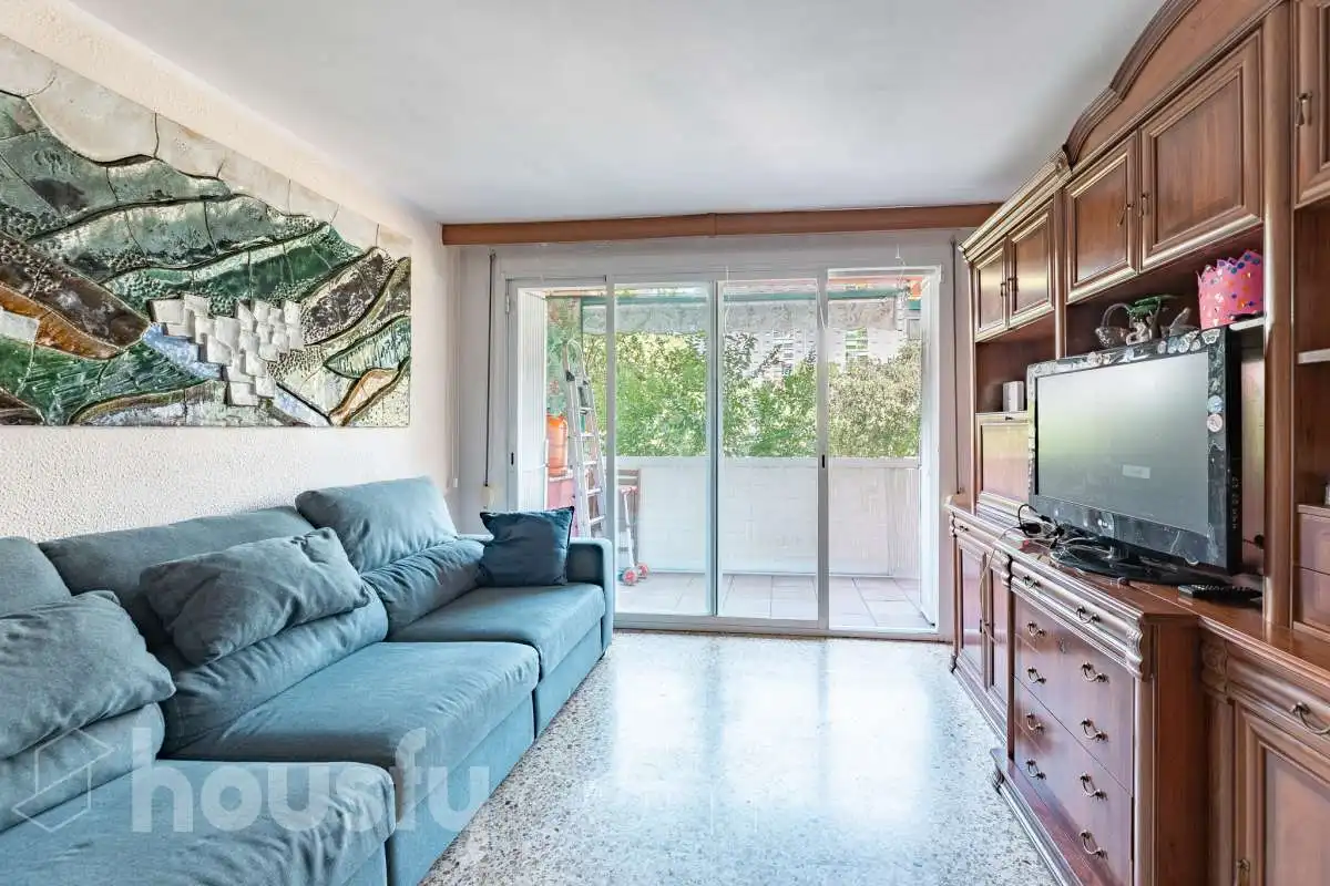 Sala de estar de Piso en venta en Barcelona con Aire acondicionado, Calefacción y Terraza