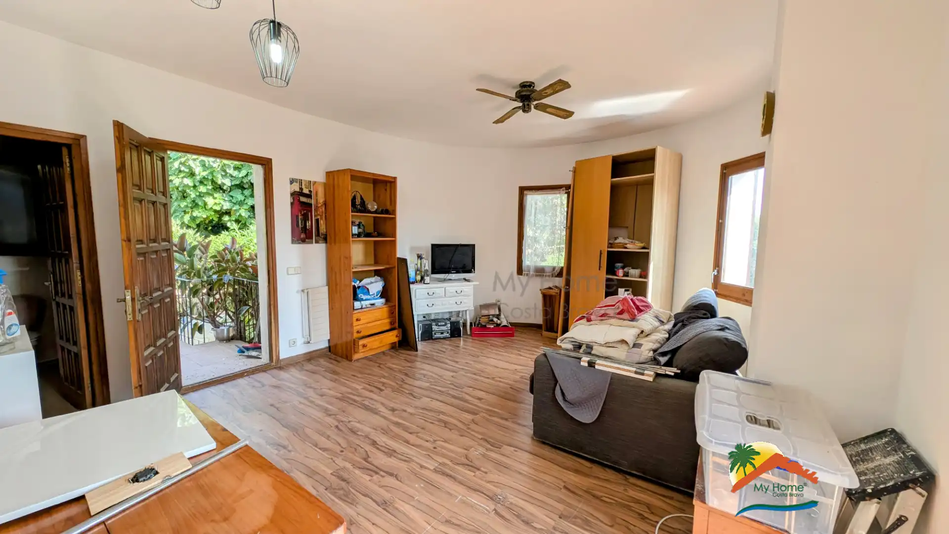 Sala de estar de Casa o chalet en venta en Lloret de Mar con Calefacción, Jardín privado y Parquet