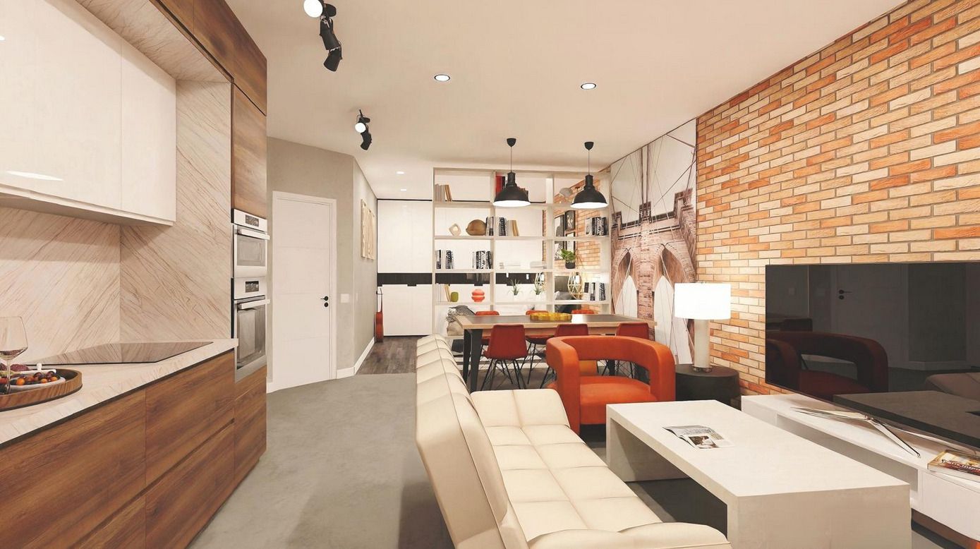 Living room of Building for sale in  Madrid Capital