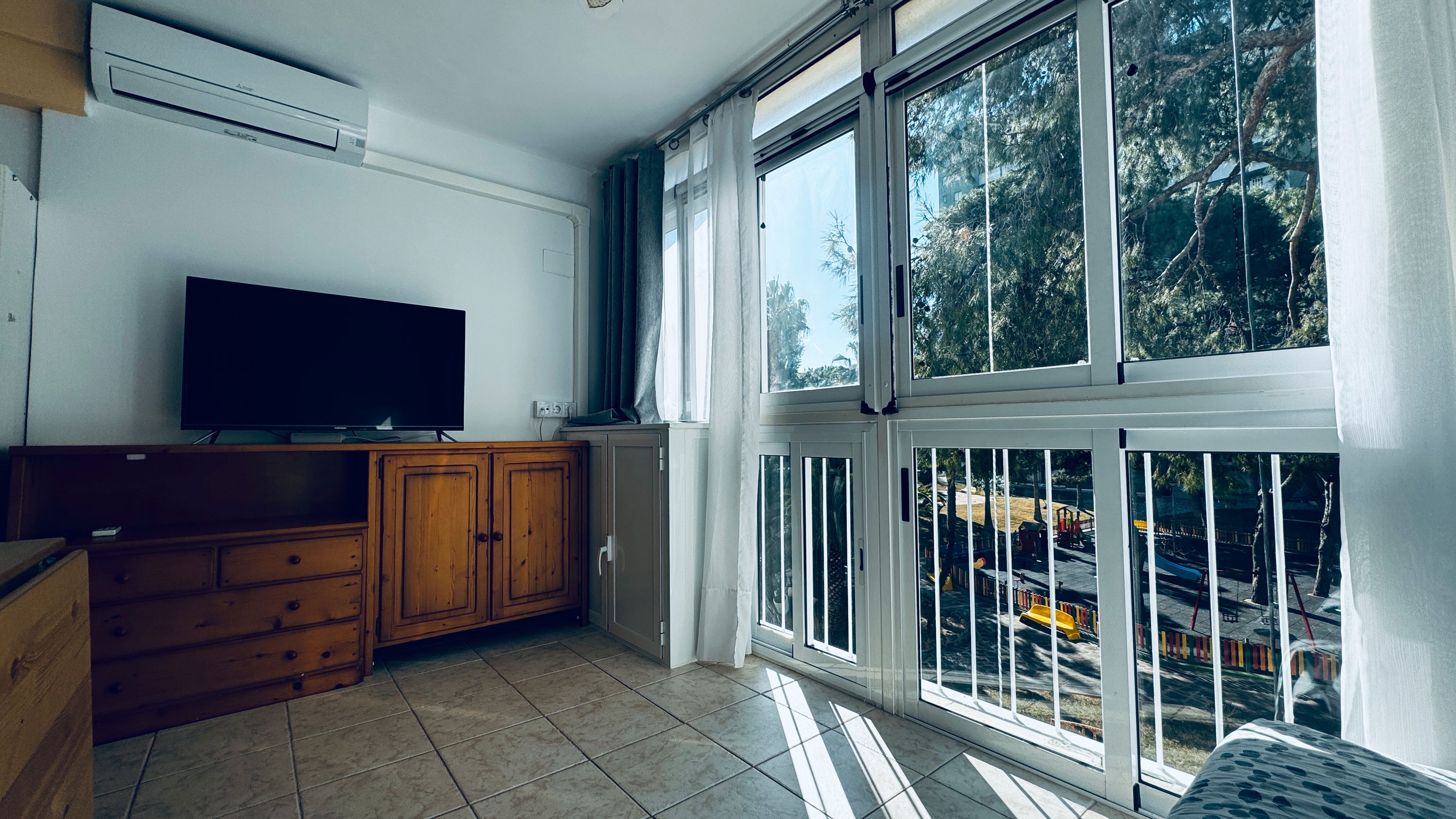 Dormitori de Apartament de lloguer en Benicasim / Benicàssim amb Aire condicionat, Calefacció i Moblat