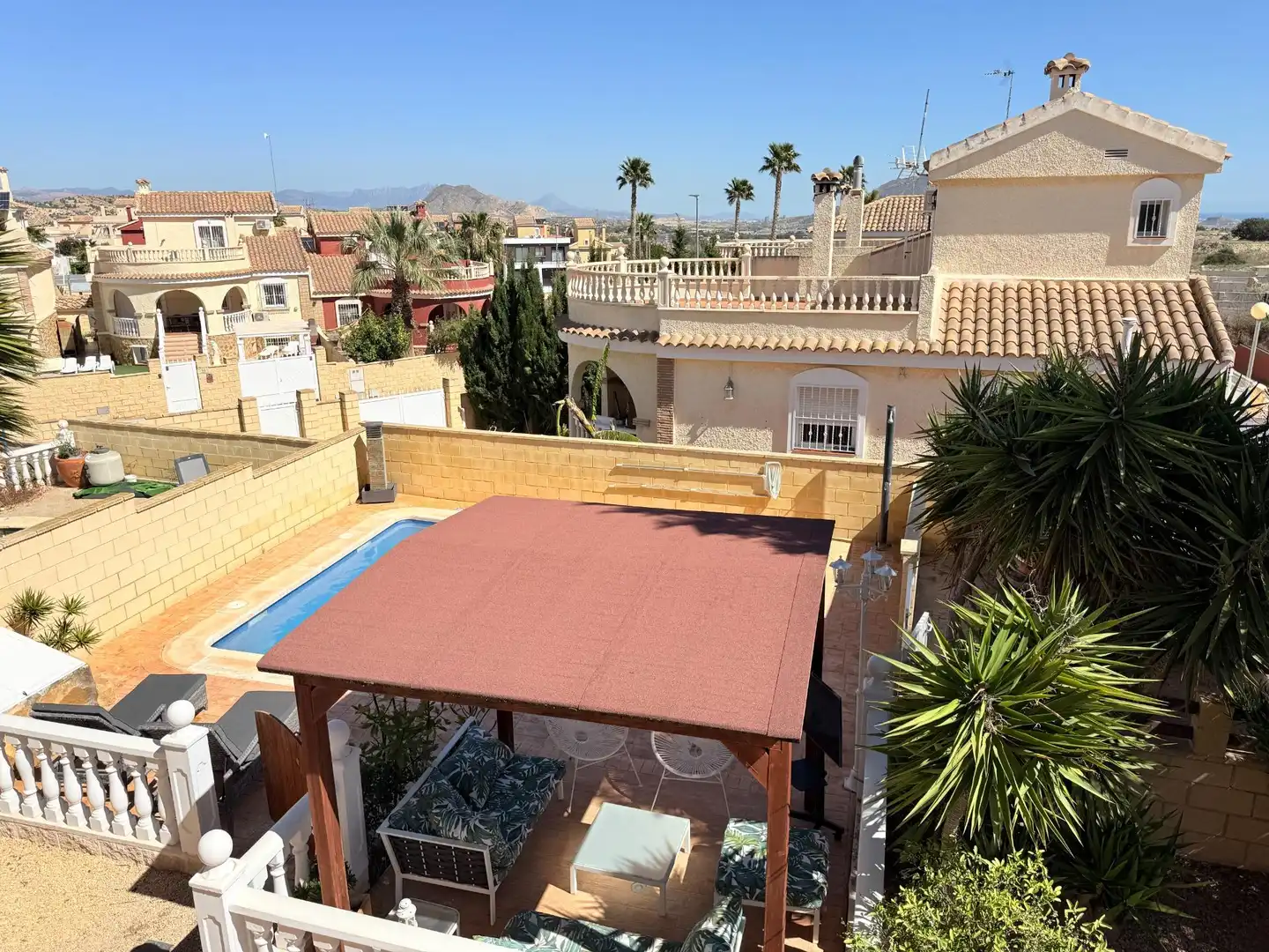 Terrassa de Casa o xalet en venda en Monforte del Cid amb Aire condicionat, Calefacció i Jardí privat