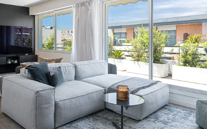 Living room of Flat for sale in  Madrid Capital  with Air Conditioner and Terrace