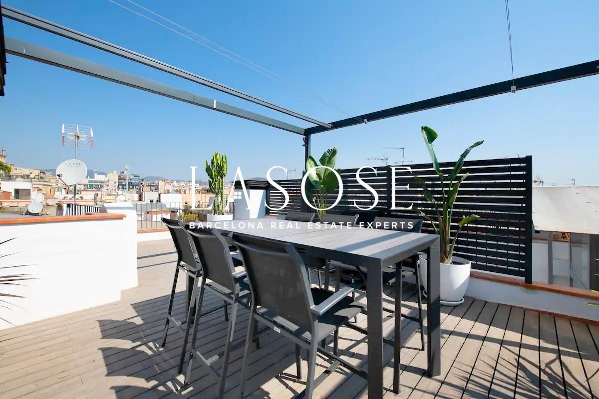 Terrace of Attic to rent in  Barcelona Capital  with Heating and Terrace