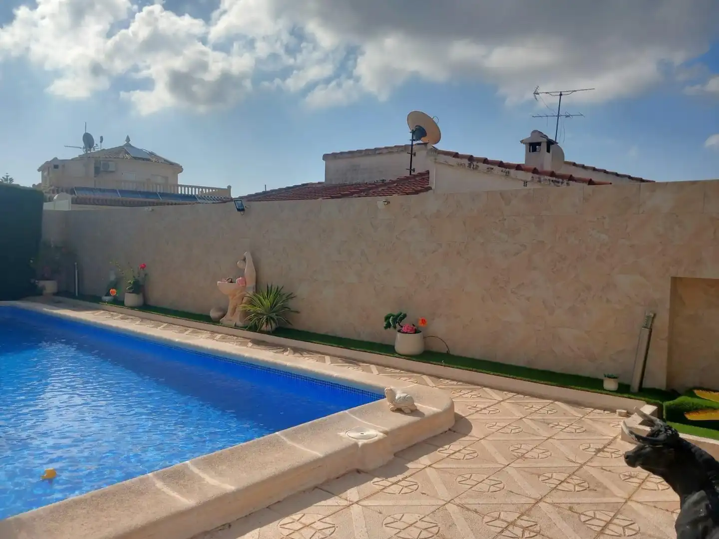 Piscina de Casa o xalet en venda en Rojales amb Aire condicionat, Calefacció i Jardí privat