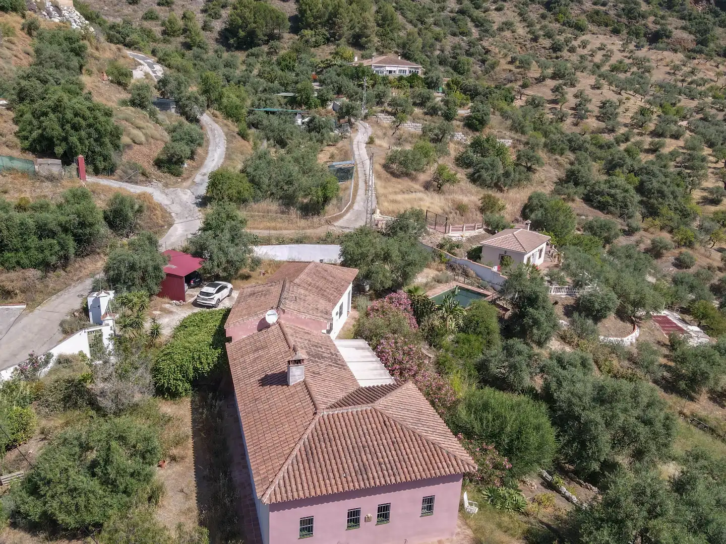 Vista exterior de Casa o xalet en venda en Monda amb Aire condicionat, Jardí privat i Piscina