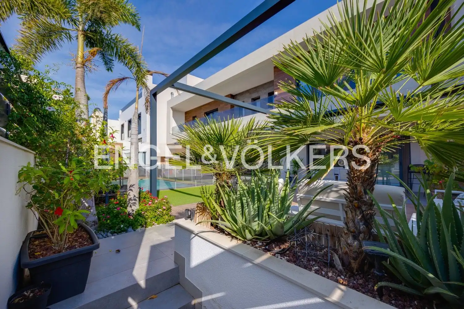 Terraza de Casa o chalet en venta en San Pedro del Pinatar con Aire acondicionado, Calefacción y Jardín privado