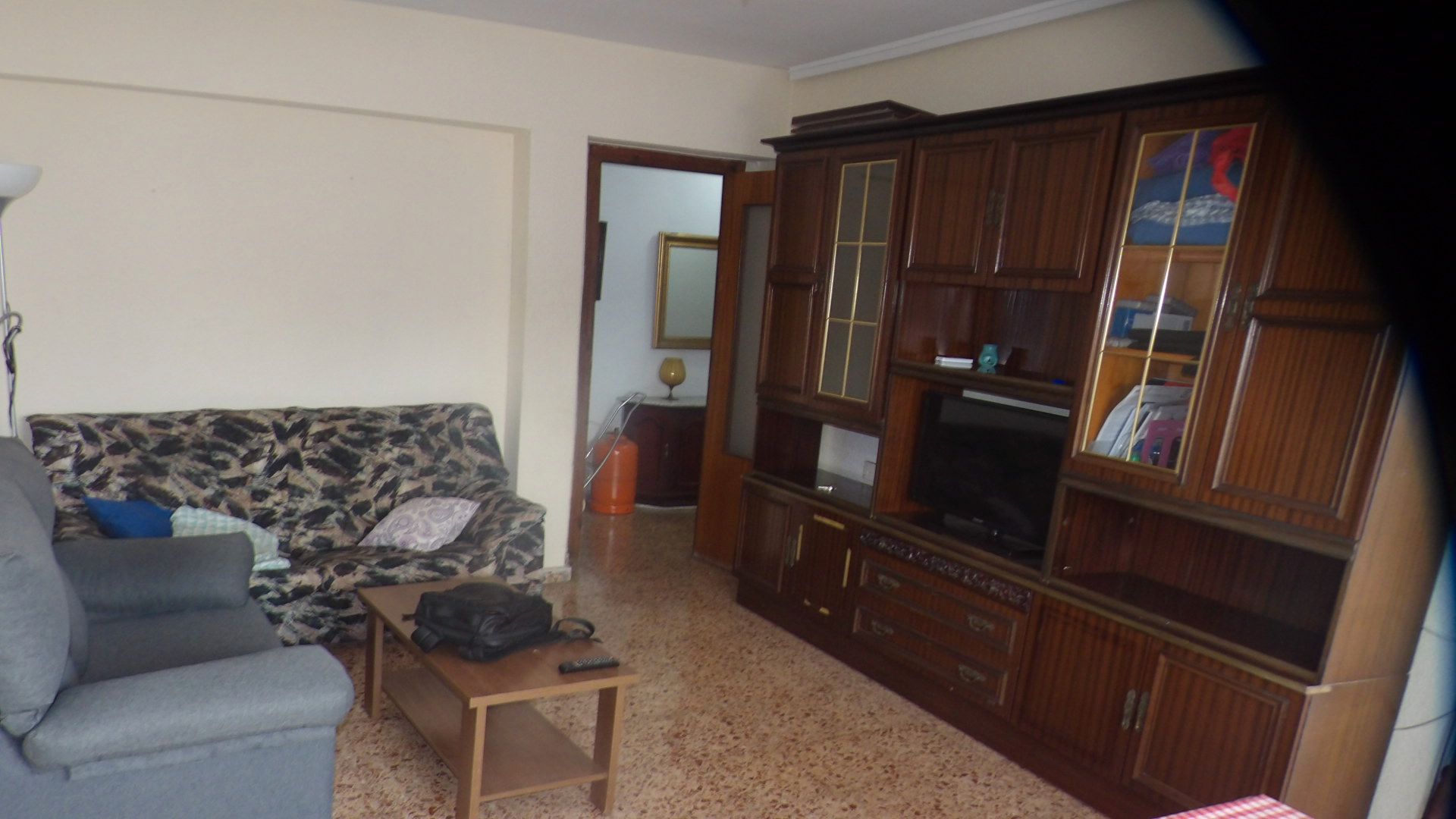 Living room of Flat to rent in  Valencia Capital  with Air Conditioner, Furnished and Oven