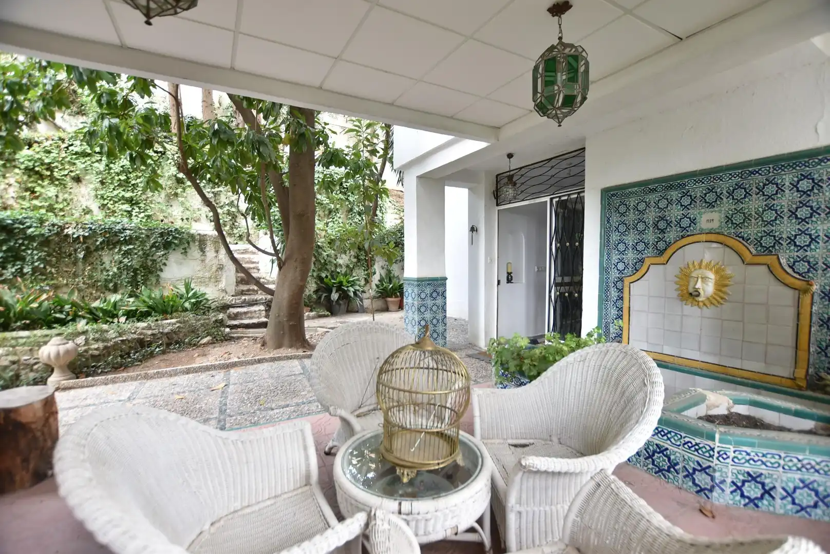 Jardí de Casa o xalet de lloguer en Granada amb Aire condicionat, Terrassa i Piscina