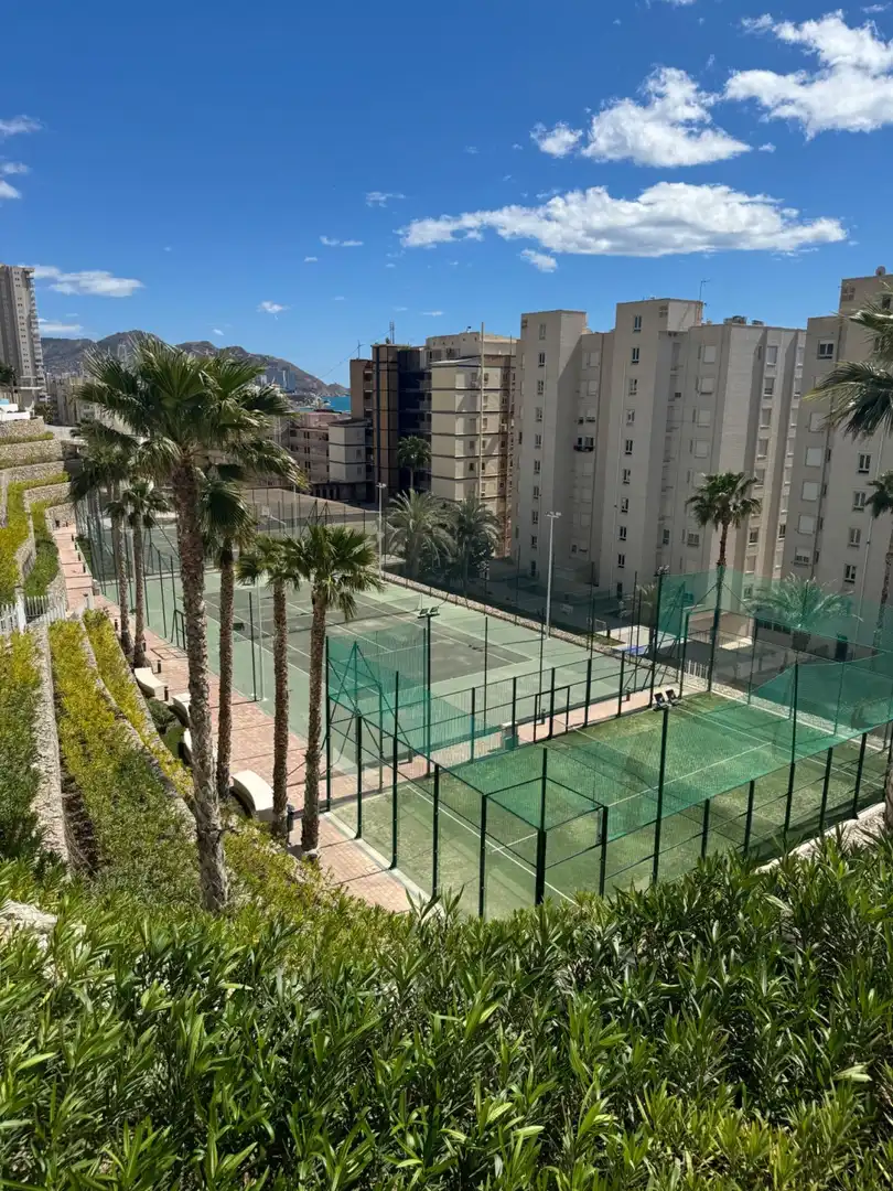 Exterior view of Apartments for rent in Benidorm  with Air Conditioner, Heating and Private garden