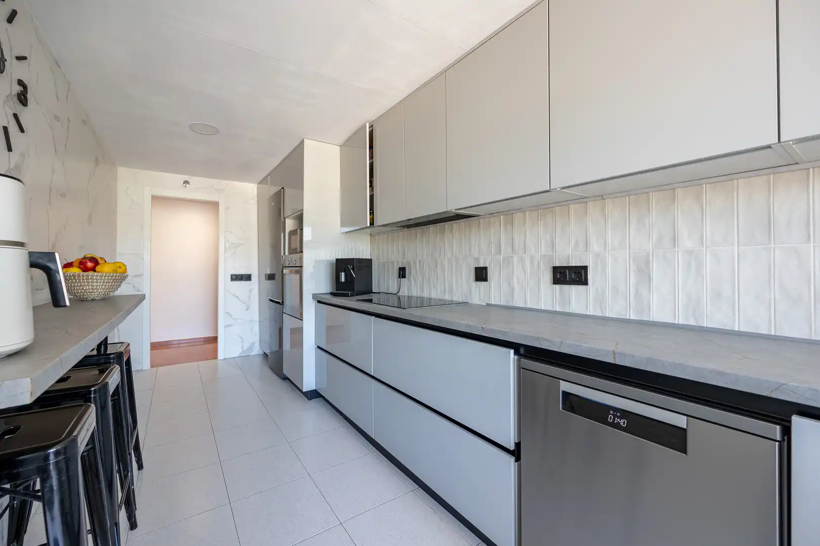 Kitchen of Flat for sale in Villajoyosa / La Vila Joiosa  with Furnished and Balcony