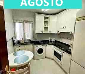 Kitchen of Flat to rent in Santander  with Furnished and Oven