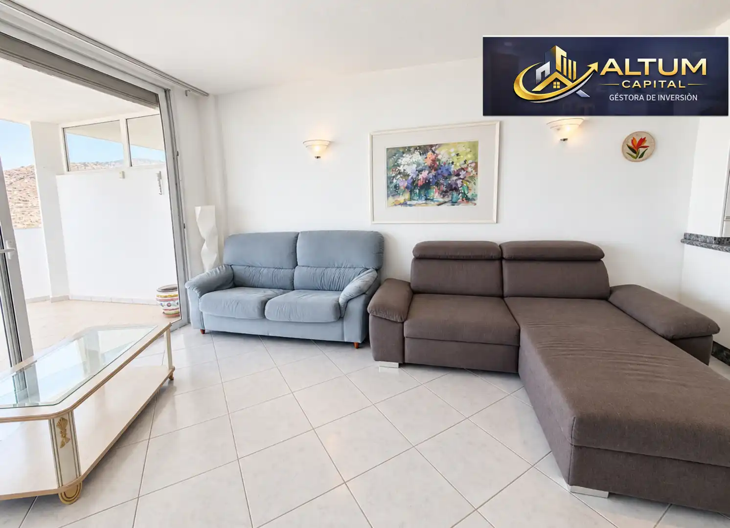 Living room of Flat for sale in Adeje  with Storage room, Furnished and Oven