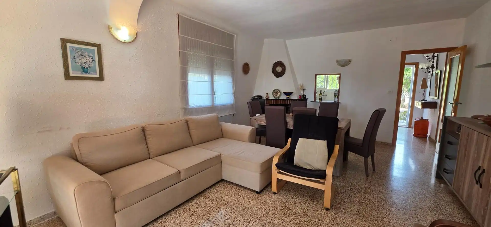 Sala d'estar de Casa o xalet en venda en L'Ametlla de Mar  amb Jardí privat i Terrassa