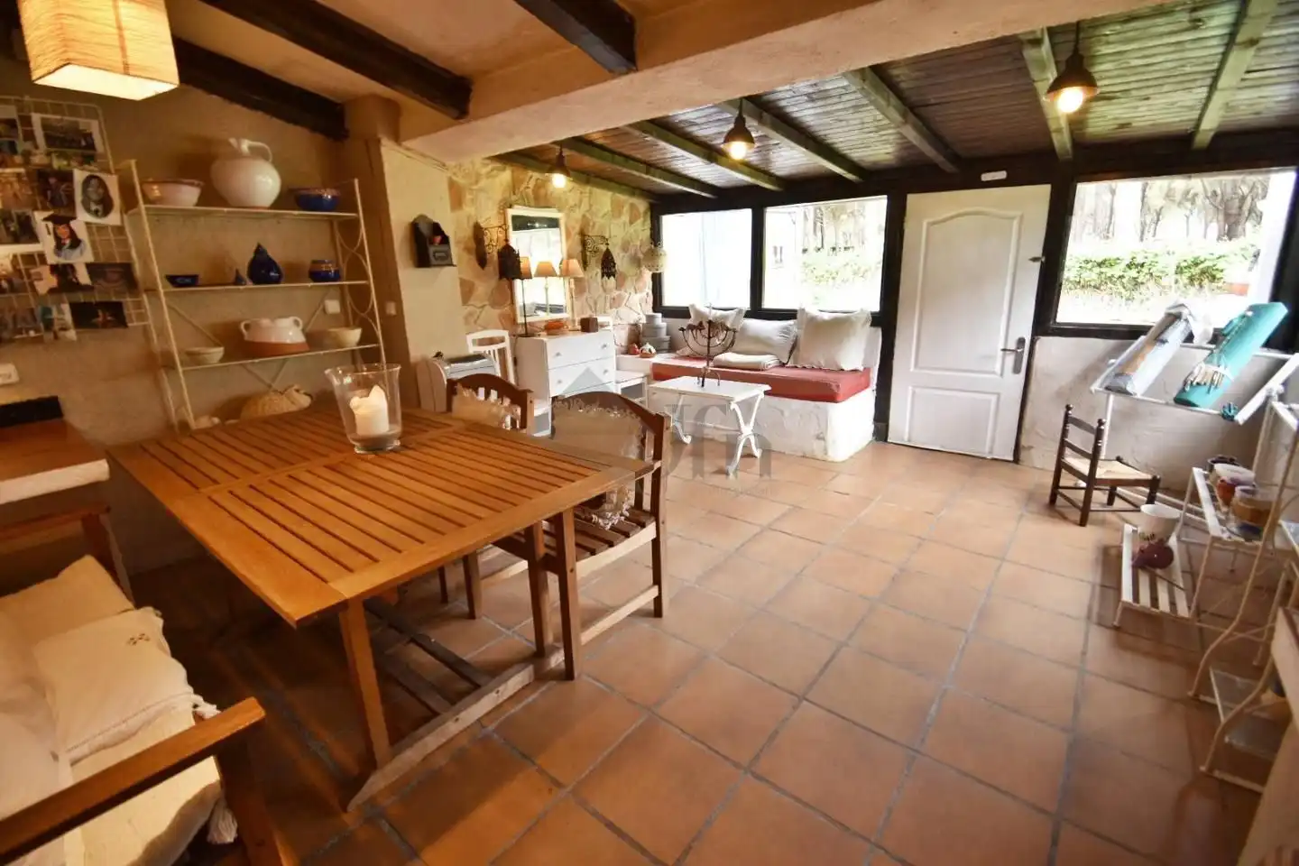 Terraza de Casa o chalet en venta en Olmedo con Calefacción, Jardín privado y Piscina comunitaria