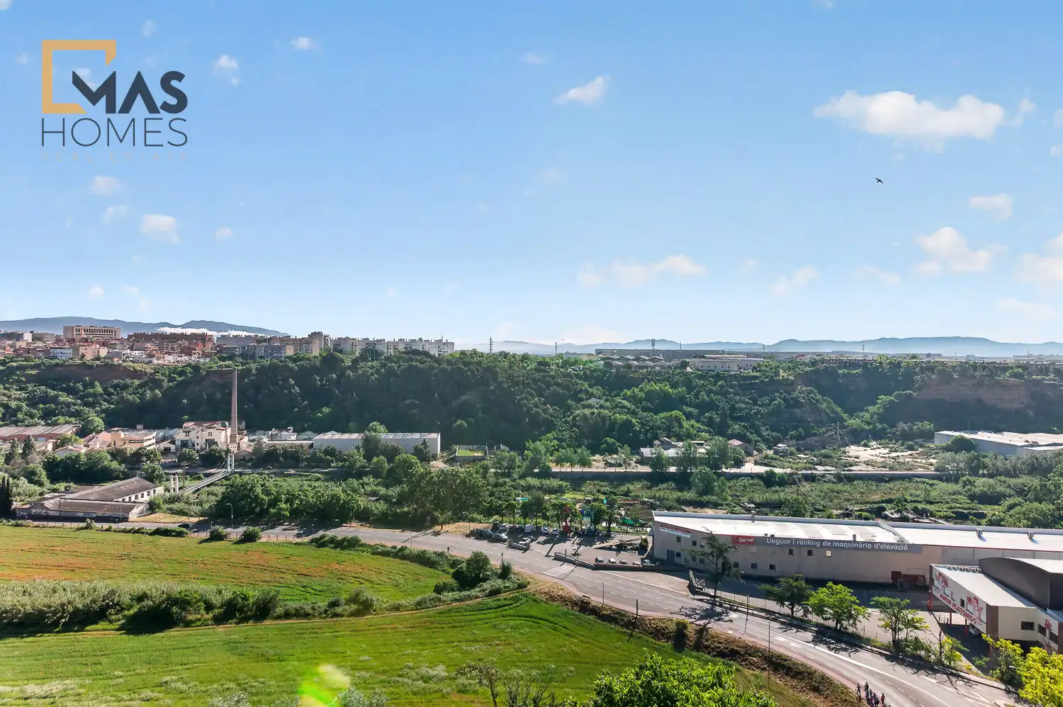 Außenansicht von Wohnung zum Verkauf in Sabadell mit Klimaanlage, Heizung und Terrasse