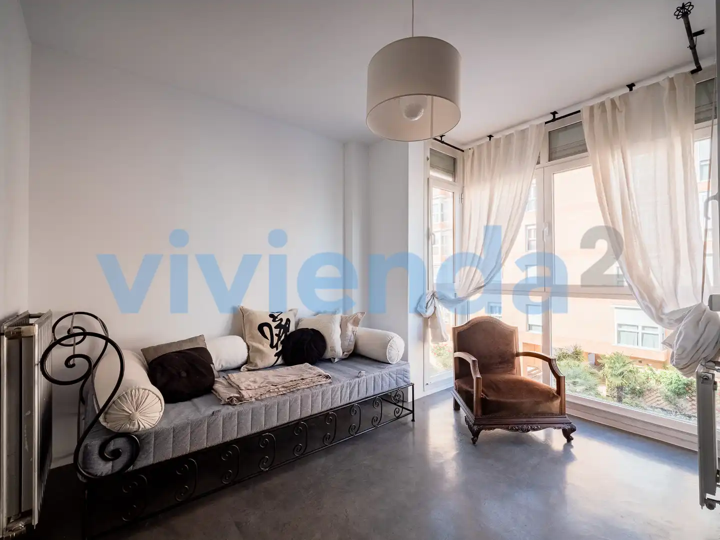 Sala de estar de Piso en venta en  Madrid Capital con Aire acondicionado, Calefacción y Trastero