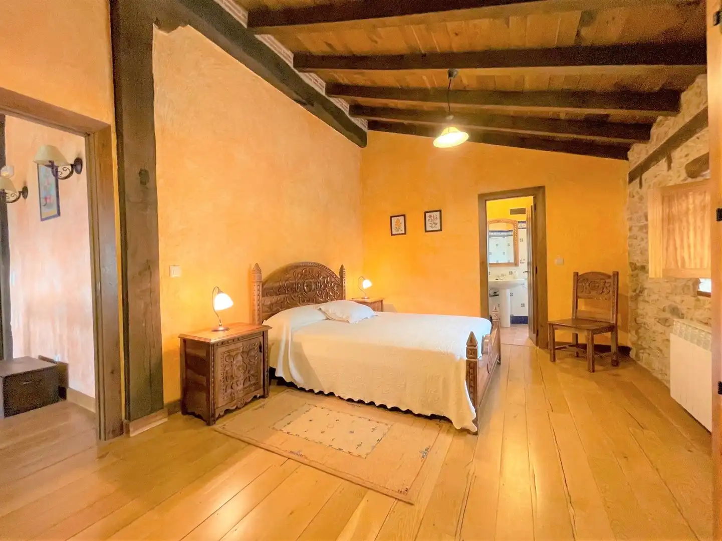 Schlafzimmer von Country house zum Verkauf in Villarcayo de Merindad de Castilla la Vieja mit Terrasse, Möbliert und Balkon