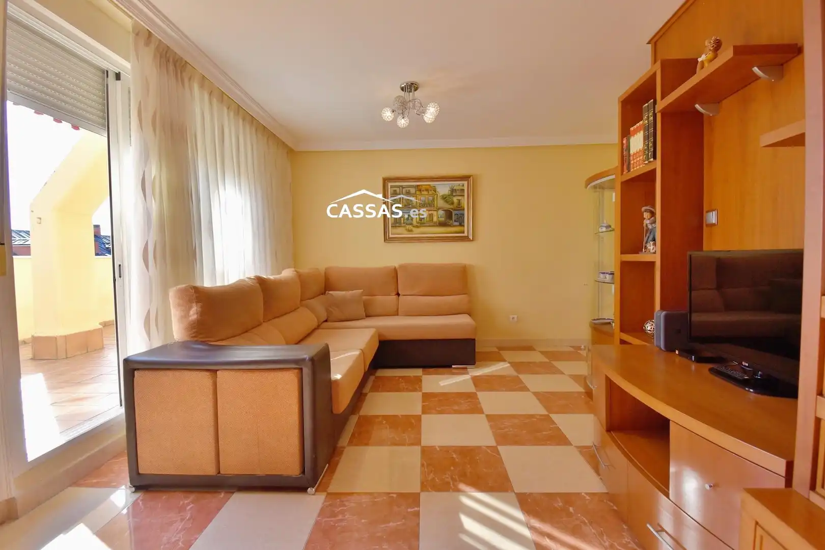 Sala de estar de Ático en venta en Torrejón de Ardoz con Aire acondicionado, Calefacción y Terraza