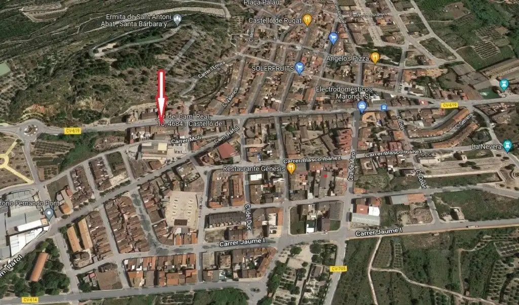 Vista exterior de Planta baja en venta en Castelló de Rugat con Calefacción, Terraza y Trastero