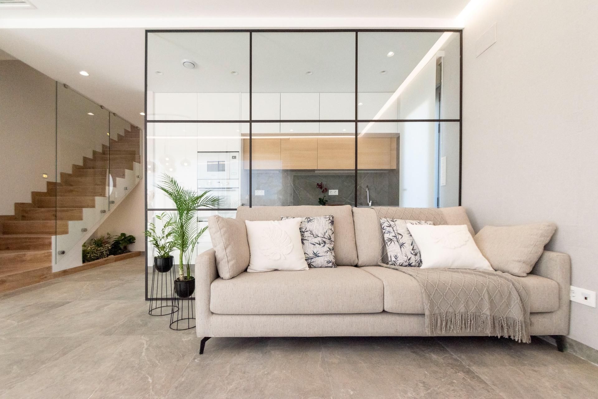 Living room of Duplex for sale in Pilar de la Horadada  with Air Conditioner, Heating and Private garden