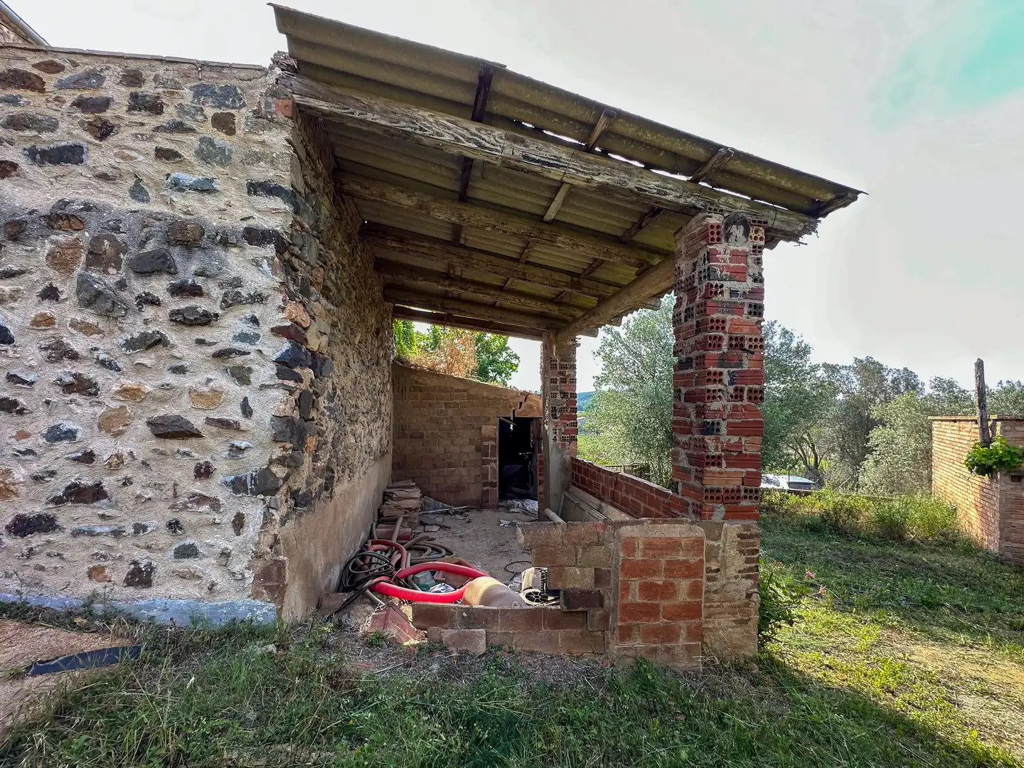 Vista exterior de Finca rústica en venta en Vall-llobrega con Jardín privado