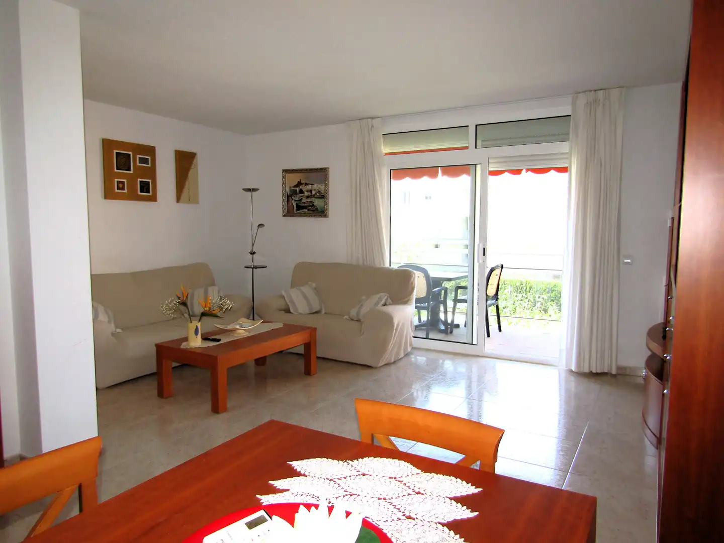 Sala d'estar de Apartament en venda en Calonge i Sant Antoni amb Aire condicionat, Calefacció i Terrassa