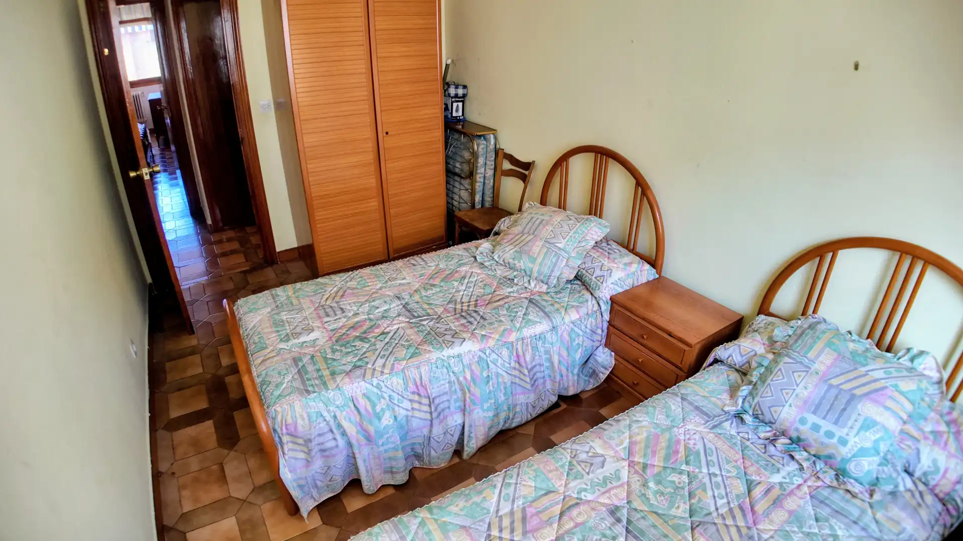 Bedroom of Flat for sale in Herrera de Pisuerga  with Heating, Terrace and Furnished