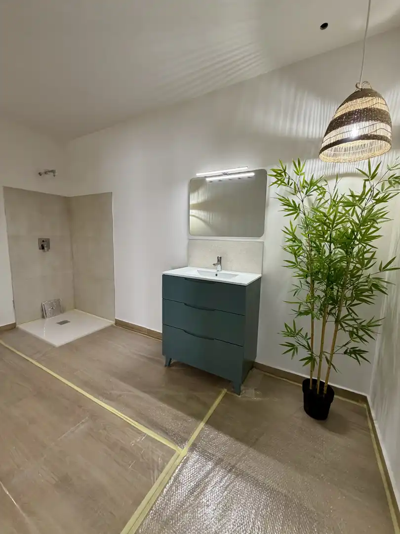 Bany de Casa o xalet de lloguer en Elche / Elx amb Aire condicionat, Terrassa i Piscina