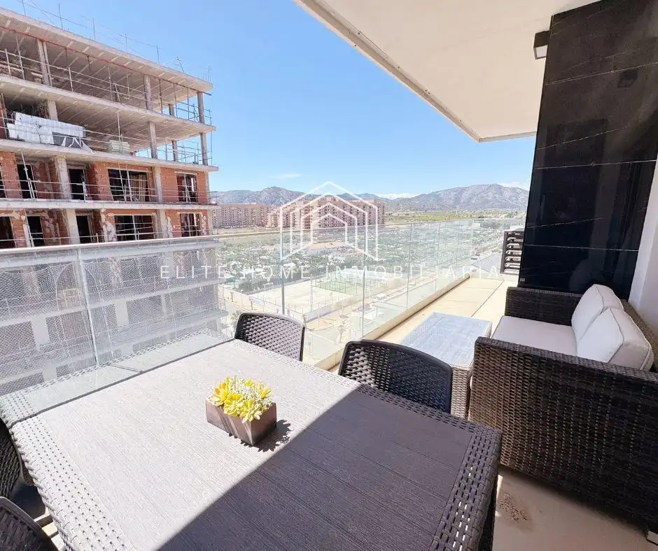 Terraza de Apartamento de alquiler en Cabanes con Aire acondicionado, Terraza y Piscina comunitaria