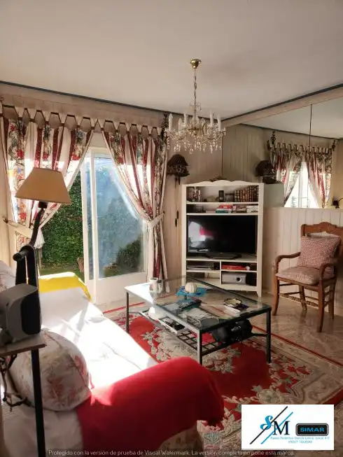 Sala de estar de Casa adosada en venta en Numancia de la Sagra con Aire acondicionado, Calefacción y Jardín privado