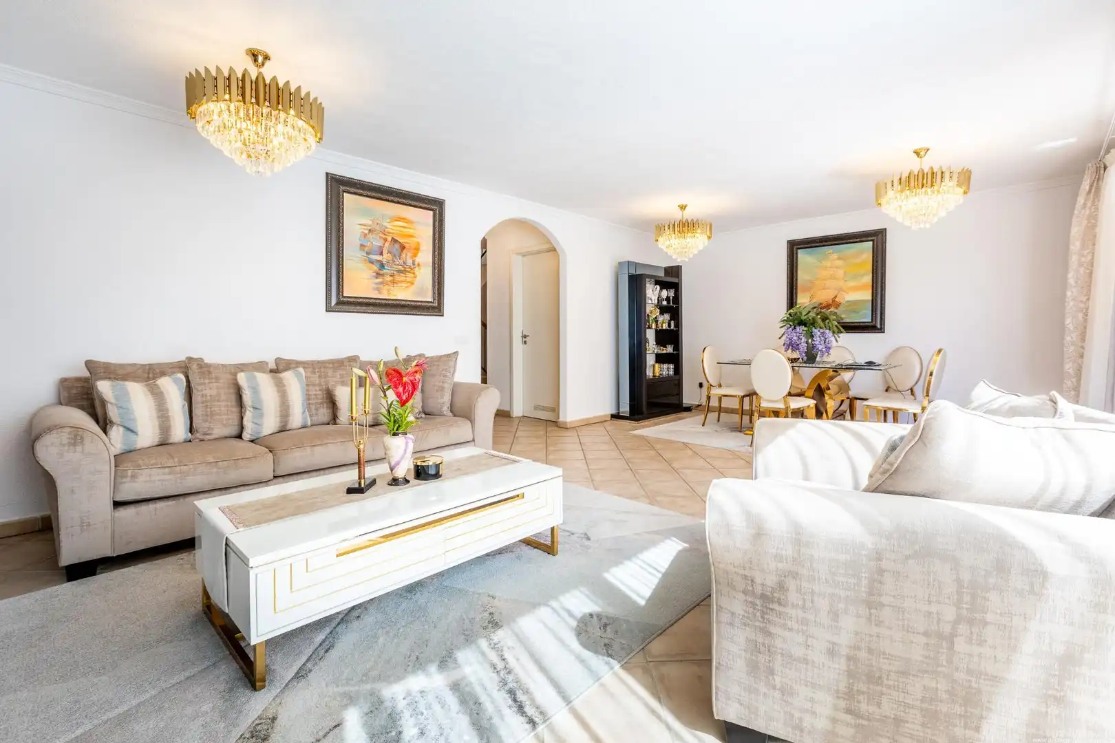 Sala de estar de Casa o chalet en venta en Arona con Aire acondicionado, Jardín privado y Terraza