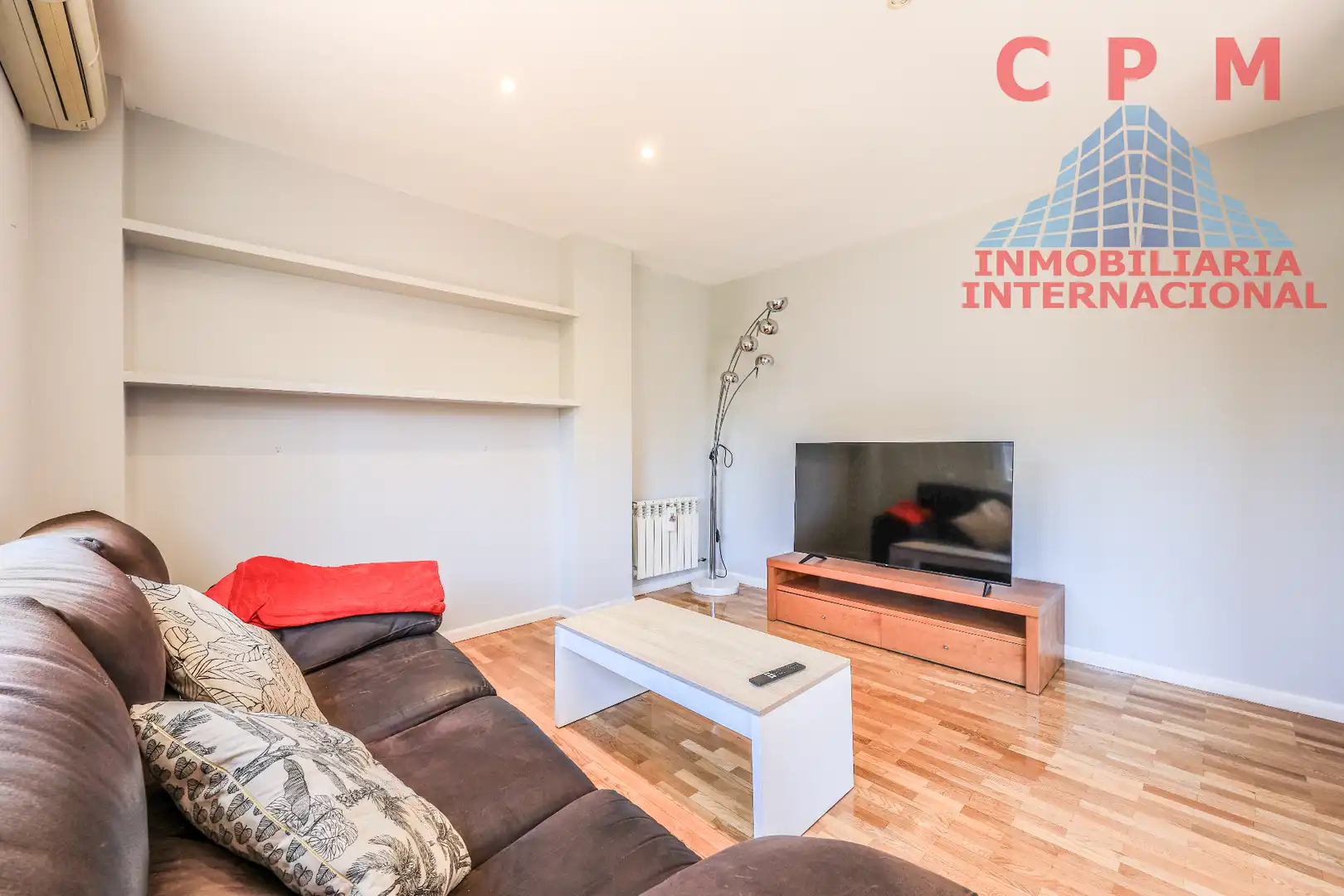 Sala de estar de Piso de alquiler en  Madrid Capital con Aire acondicionado, Calefacción y Parquet