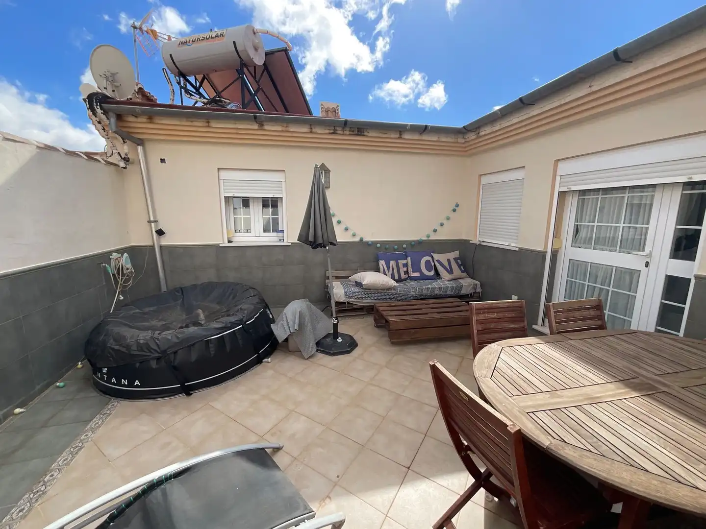 Terrassa de Casa o xalet en venda en Villanueva de la Concepción amb Aire condicionat, Calefacció i Terrassa