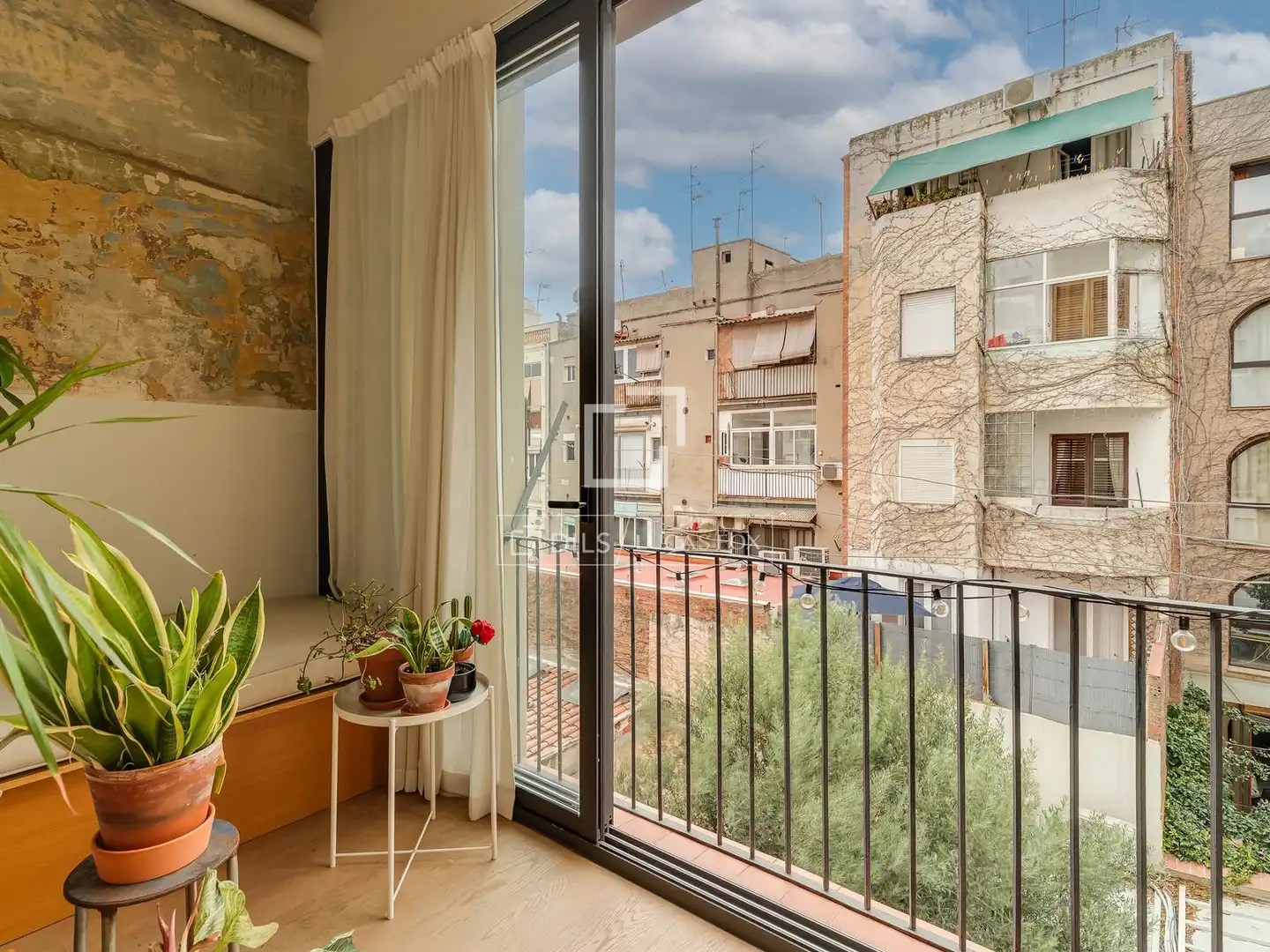 Terrasse von Wohnung zum Verkauf in Barcelona mit Klimaanlage, Heizung und Parkett
