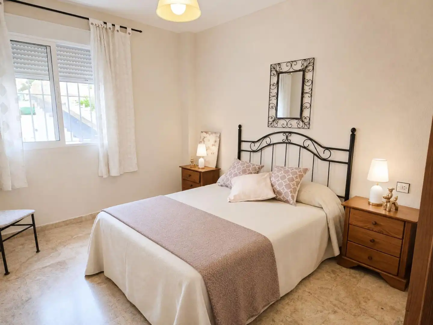 Schlafzimmer von Wohnung zum Verkauf in Rincón de la Victoria mit Terrasse, Möbliert und Gemeinschaftspool