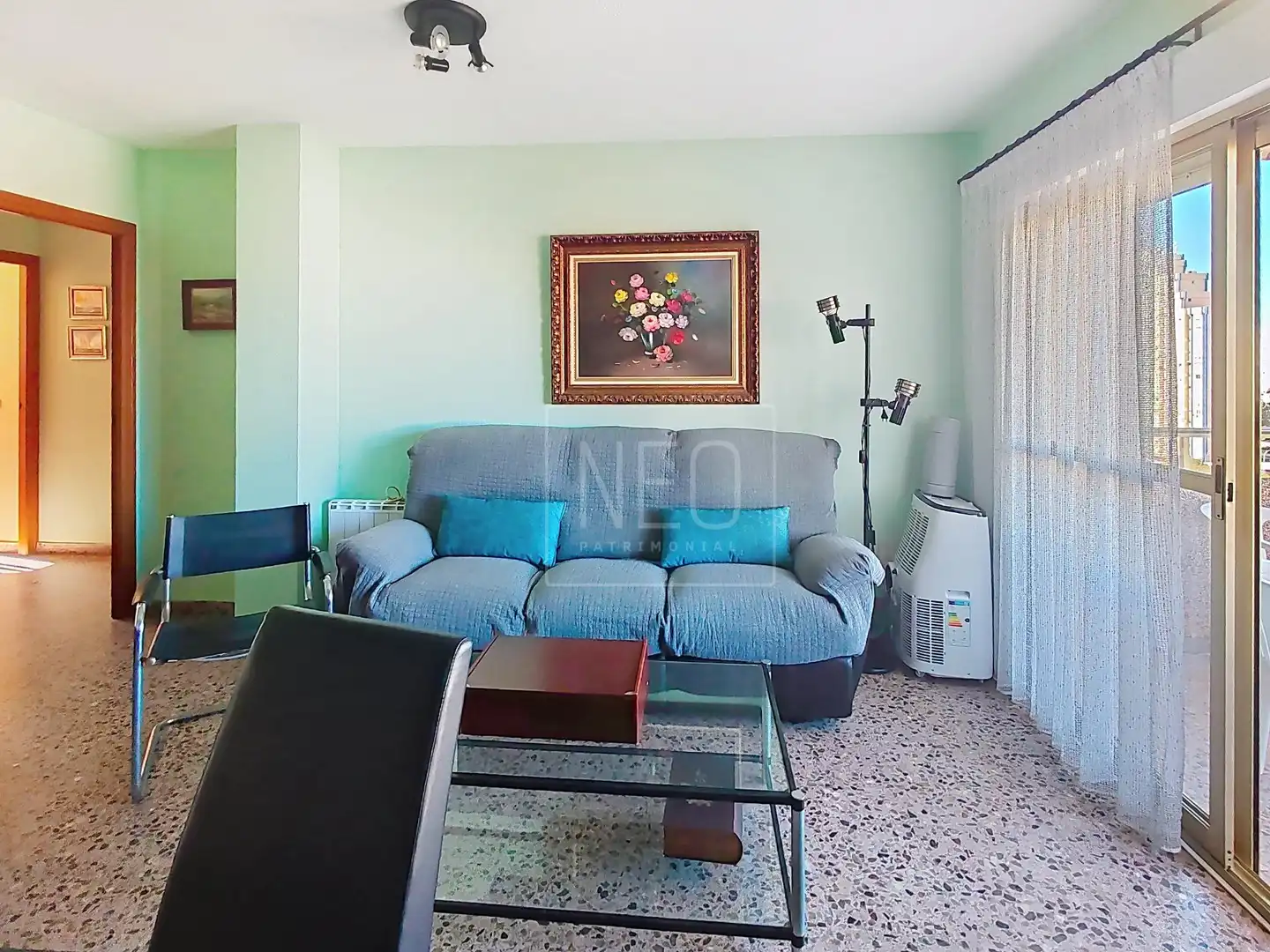 Sala d'estar de Pis en venda en Gandia amb Jardí privat, Terrassa i Traster