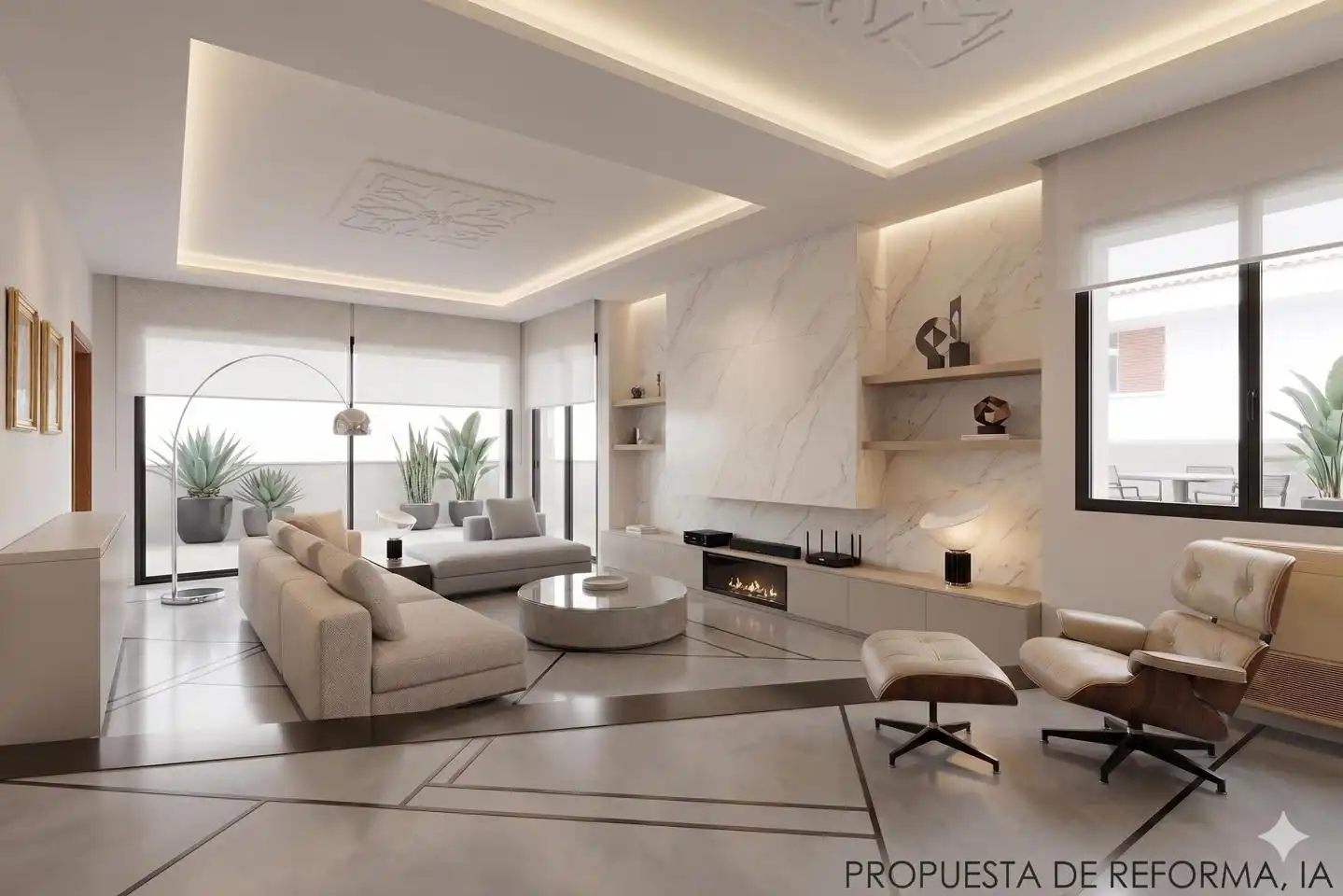 Sala de estar de Casa o chalet en venta en Málaga con Aire acondicionado, Jardín privado y Terraza