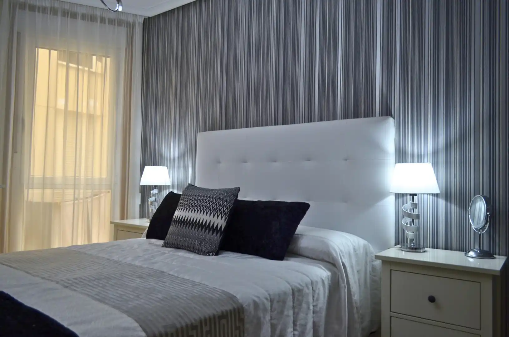 Bedroom of Flat for sale in Carballo  with Heating, Storage room and Furnished