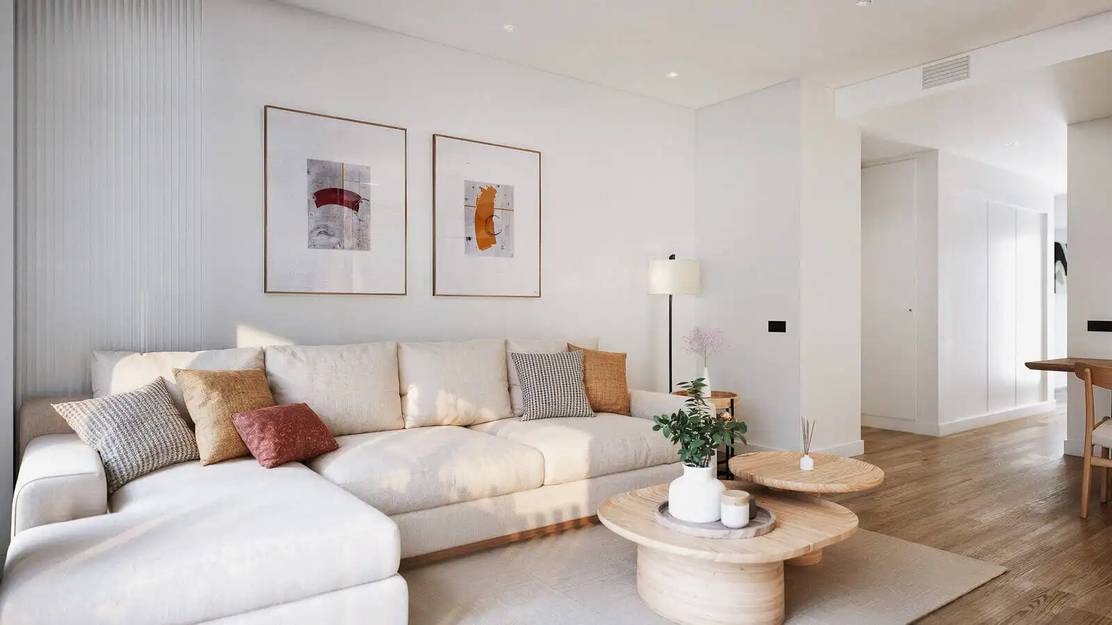 Wohnzimmer von Wohnungen zum Verkauf in Málaga mit Klimaanlage, Terrasse und Abstellraum
