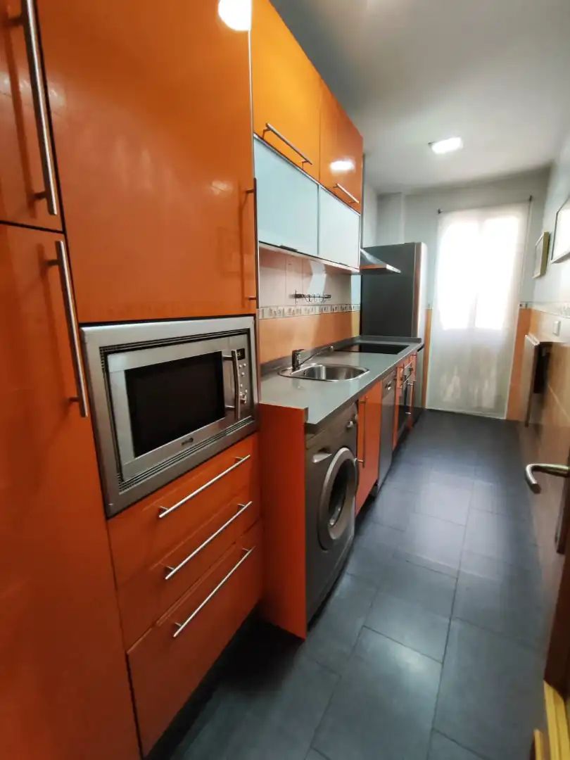 Kitchen of Flat for sale in Málaga  with Air Conditioner, Storage room and Furnished