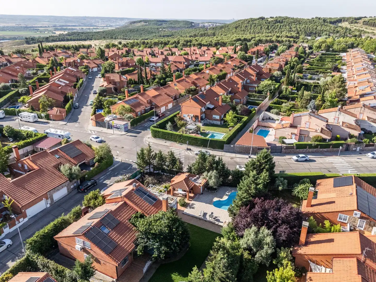 Vista exterior de Casa o chalet en venta en Rivas-Vaciamadrid con Aire acondicionado, Calefacción y Jardín privado