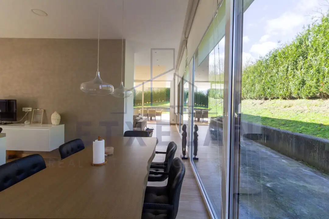 Dining room of Houses for sale in Berriz  with Heating, Private garden and Swimming Pool