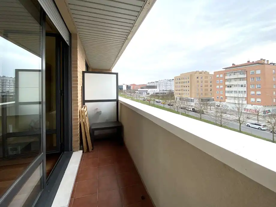 Balcony of Flat for sale in Vitoria - Gasteiz  with Heating, Parquet flooring and Terrace