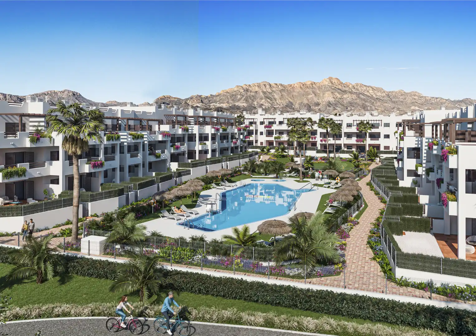 Mini appartamento di nuova costruzione con terrazza in vendita a San Juan de los Terreros, imagen 2