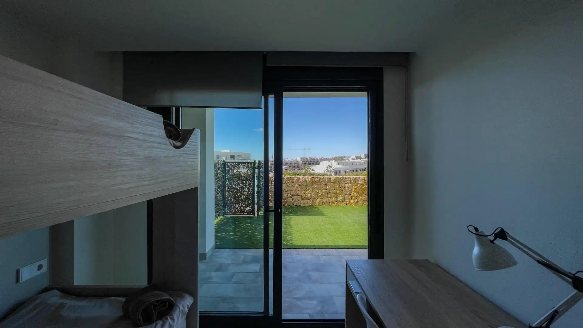 Schlafzimmer von Dachboden zum Verkauf in Finestrat mit Klimaanlage, Terrasse und Möbliert