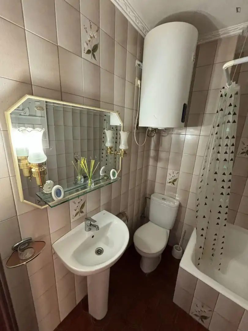 Bany de Apartament per a compartir en Barakaldo  amb Moblat, Forn i Rentadora