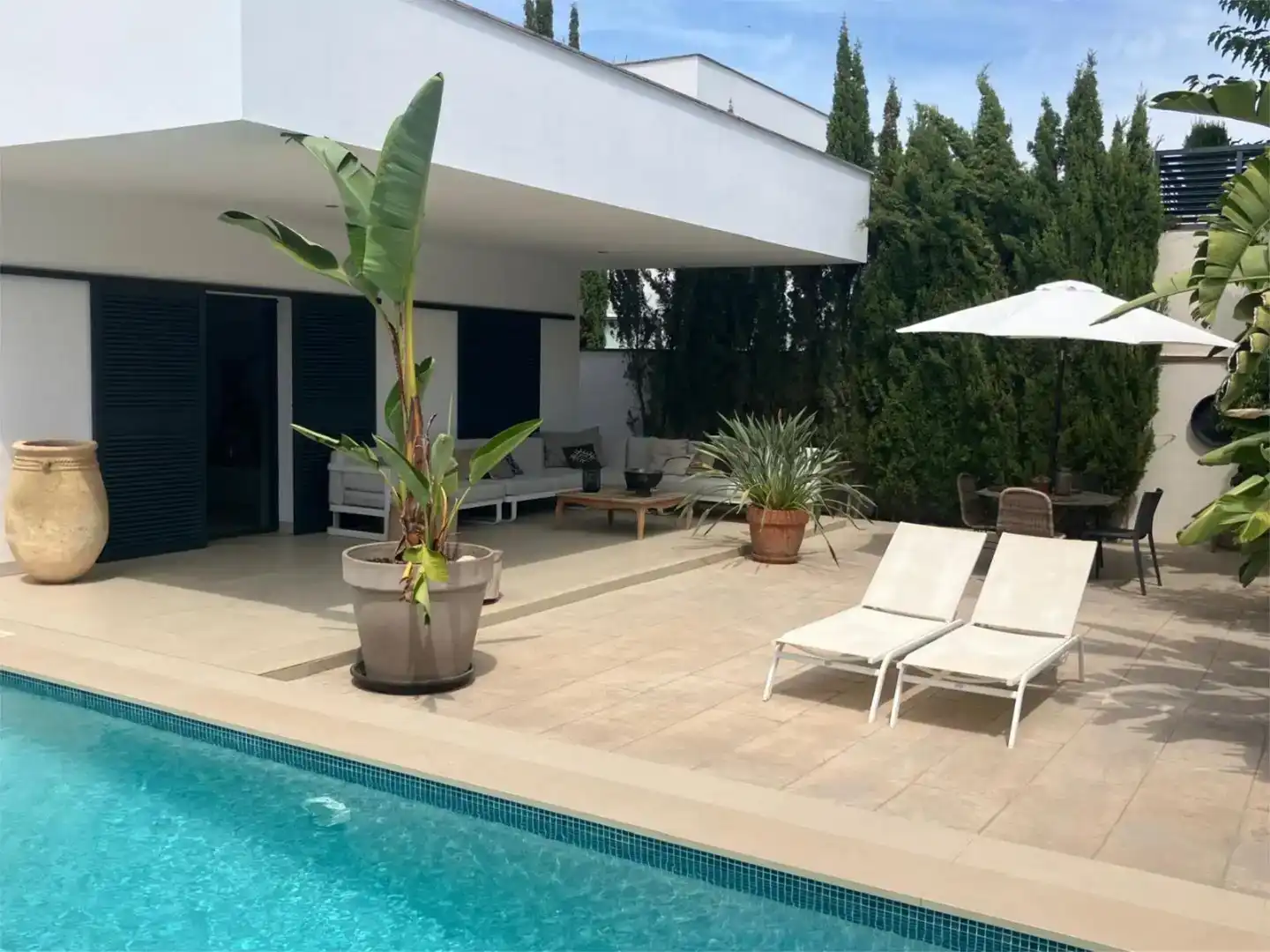 Terrassa de Casa o xalet en venda en L'Alfàs del Pi amb Aire condicionat i Piscina