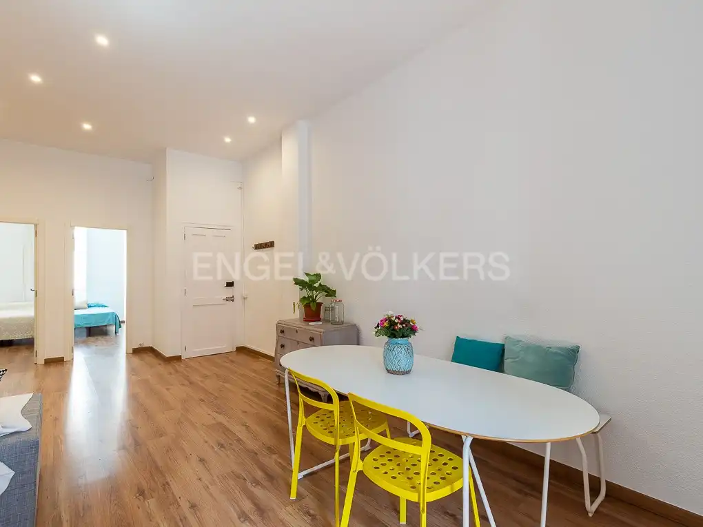 Esszimmer von Wohnung zur Miete in Valencia mit Klimaanlage, Heizung und Parkett