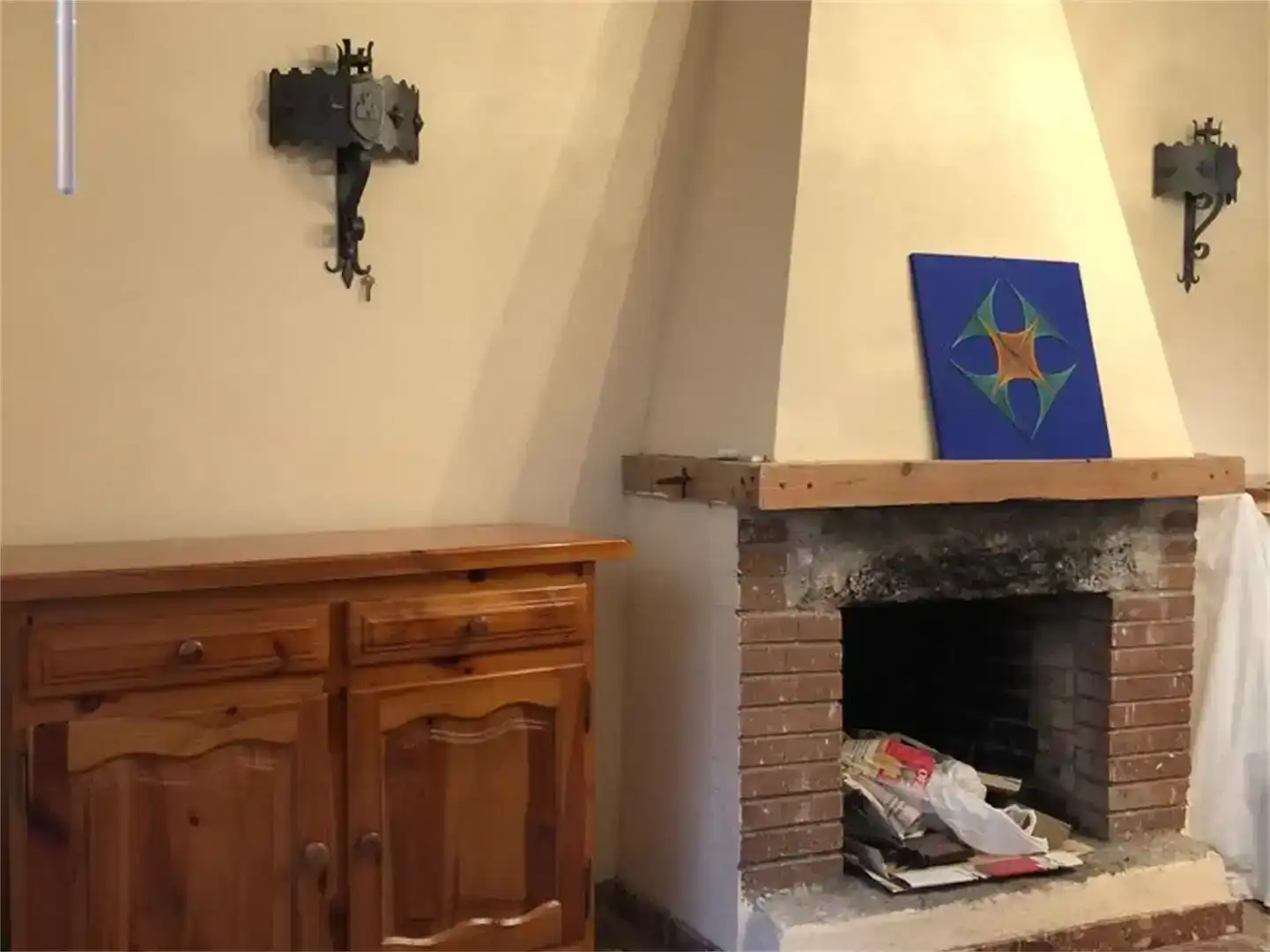 Sala de estar de Casa adosada en venta en Oquillas con Amueblado